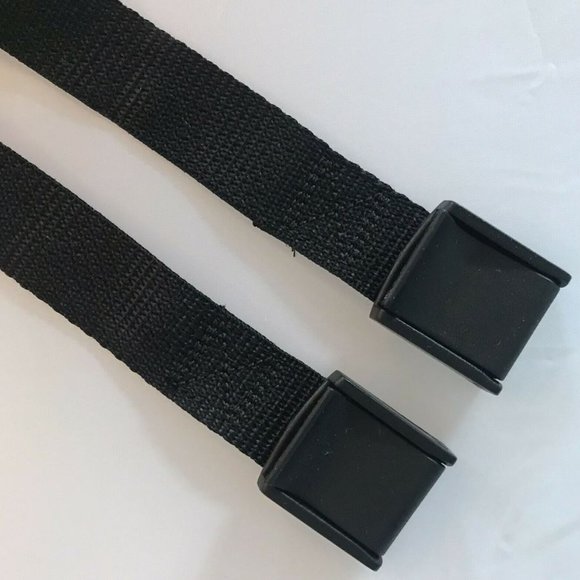 Replacement Straps For Air Force 1 Mid Shoes - Color Black - Set of 2- New - Picture 2 of 7